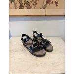 Naot Sandals Womens Size 36 Black Genuine Leather Comfort Israel Walking Shoes Photo 1