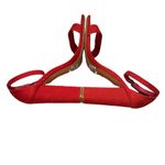 Schutz NEW CADEY SCARLET RED NUBUCK ANKLE STRAP SANDAL BLOCK HEEL SHOES 10 Photo 2