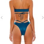Agua Bendita NEW blue Egle Thoughts reversible bikini bottom, size L Photo 10