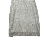 Kiyonna Bridal Bella Lace Dress Ivory 3/4 Sleeve V Neck Wedding Size 0x (10 Photo 5