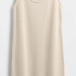 Gap  WOMENS KNIT CREAM SWEATER DRESS MIDI SMALL TALL Photo 0