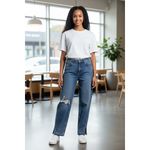 Gap 90s Loose Mid Rise Distressed Jeans Ripped Hem Sz 29 Photo 5