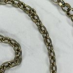 Skinny Hoop Gold Tone Metal Chain Link Belt One Size (OS) Y2K Minimalist ✨ Photo 8
