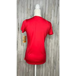 Rivalry Threads NWT Wisconsin Badgers Women's V-Neck T-Shirt Red Short Sleeve Size Small Photo 2