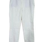 J.Crew  Martie Crop Bi Stretch Pullon Ankle Dress Pant Trousers Side Zip 4 White Photo 12
