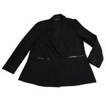 Lane Bryant Journey Black Blazer Button-Down Scuba Stretch Plus Size 22 Women's Photo 1