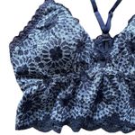 Aerie  Blue Lace Racerback Bralette Photo 3