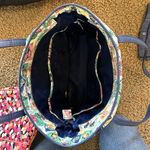 Vera Bradley Small Trimmed Vera Tote In Cuban Stamps Photo 4