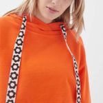 Urban Outfitters Dalia Orange Flower Crop Hoodie Photo 2