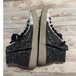 ShuShop Pia Glitter High Top Sneakers Women's Size 10 Shoes Silver Gold Metallic Photo 5