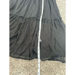 Draper James  RSVP women's XL sleeves tiered smocked maxi dress black metallic Photo 8