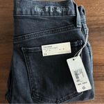 Favorite Daughter Size 23 Erin High Rise Slim Straight in Boulder Wash Black Photo 4