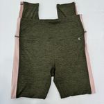 Kyodan Heathered Olive Green and Pale Pink Leggings Size Medium Photo 0