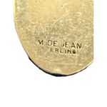 Vintage M. De Jean Sterling Silver Heavy Pendant Charm 3D St. Christopher 1" Photo 3