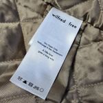 Wilfred Free Aritzia Shearling Lined Wool Coat XS Beige Zip Jacket Menchi Fabric Photo 5