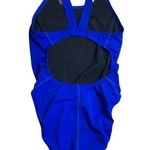 Adidas Blue One Piece Bathing Suit Size 30 (Similar to a US Small) Photo 1