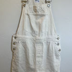 Bershka  Cream Denim Overall Shorts Photo 0