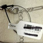 Free People  Paperclip Spektor Heart Pendant Necklace in Silver NWT Chunky Retro Photo 9