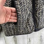 Lands' End  Primaloft Packable Jacket Womens Medium Petite 10-12 Black Tan‎ Photo 3