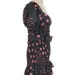 For Love & Lemons  Camellia Smoked Belted Mini Dress small Photo 4