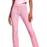 I am gia I.AM.GIA Ophelia Ruched Pink Mesh Pants Photo 2