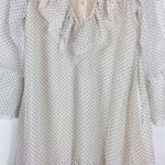 NWT We are HAH Polka Dot Lace Ruffle Swing Mini Dress Small Fairy Coquette Chic Black Photo 5