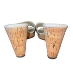 Etienne Aigner  Wedges Leather Upper Cork Wedge Vintage Women’s Size 6.5M Brown Photo 4