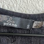 prAna Trixie Jersey Lace Sleeveless Dress Embroidered Black Small Photo 3