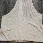 Free People  Intimately Ivory T-Back Crop Muscle Cami Tank Top Size S Photo 4