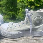 Converse Womens Chuck Taylor LIFT HI High Top Sneakers Sz. 7 Bone White - A00902 Photo 3