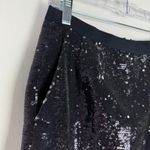 J.Crew NWT Sequin Mini Skirt Pockets Indigo Navy Size 00 NEW Photo 1