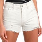 Free People We The Free Sophia Distressed Shorts Size 28 White Photo 0