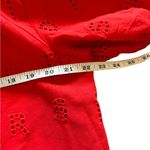 Karl Lagerfeld  Paris Red Eyelet Blouse
Measurements in pictures Photo 5