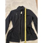 Esprit  Size LWomen's Wool Blend Belted Coat Jacket Gunflap‎ Zip Snap Black Photo 5