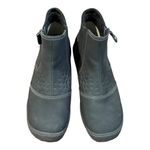 Jbu Paulina Water Resistant Leather Ankle Boots Black Comfort Women Size 9.5 Photo 8