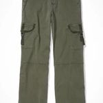 American Eagle AE Dreamy Drape Stretch Super High-Waisted Cargo Baggy Wide-Leg Pant Photo 1