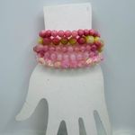 Pink Mix Arm Candy Beaded Bracelets Bundle Photo 4
