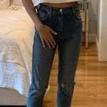ZARA high waisted ripped jeans Photo 1