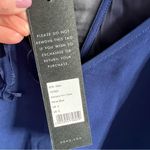 AQ/AQ  Montana Mini Dress in Patriot Blue Spaghetti Strap Plunge Mesh NWT Size 0 Photo 7