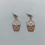 NEW fashion dog in popcorn container earrings Red Photo 13
