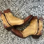 Stallion hand tooled leather zorro ankle cowboy boots Tan Size 7 Photo 11
