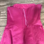 Michaelangelo  Strapless Fuchsia Dress Photo 7