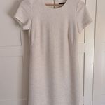 Scarlett  brand white shimmer short sleeve dress size 4 white gold bridal bride Photo 0