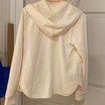 DICK'S Sporting Goods DSG off white jacquard ribbed layering full zip active hoodie jacket size small Photo 2