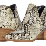 Blondo Blonde waterproof‎ snake skin print leather ankle boots size 9.5 Photo 0
