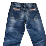 Vintage Agile Women’s denim Jeans Floral Design pants Sz 14 Photo 7