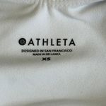 Athleta  Conscious Crop Top Womens XS White Powervita Fair Trade Activewear Photo 4