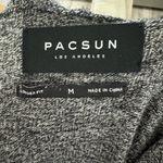 PacSun  Open Front Long Cardigan, Grey, Size‎ Medium Pockets! Photo 2