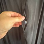 Madewell NWT  black Relaxed Button front long sleeve mini dress size small Photo 2