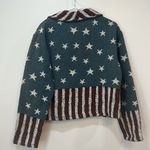 Sugar Street Weavers Womens Jacket Medium Tapestry Tweed Flag America USA July Photo 5